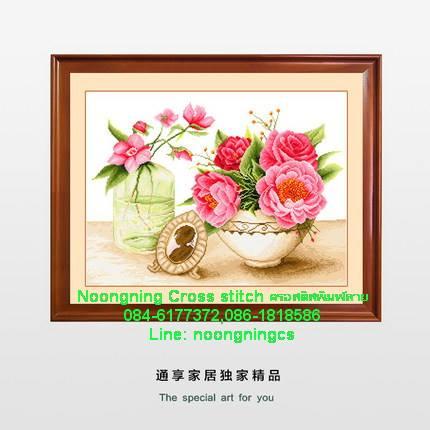 ร้าน Noongning Cross stitch ครอสติสพิมพ์ลาย จำหน่ายอุปกรณ์ครอสติส ภาพติดเพชร856 2