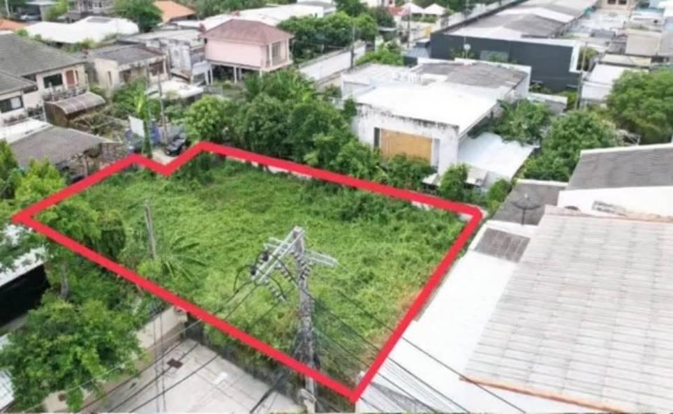 ขายที่ดินพัฒนาการ63 หมู่บ้านผาสุก ที่ดิน121ตร.ว ใกล้ศรีนครินทร์ อ่อนนุช สุขุมวิท77 ใกล้ทองหล่อ เอกมัย สนามบิน ทำออฟฟิศ คลินิกร้านค้า 087-9074045 2