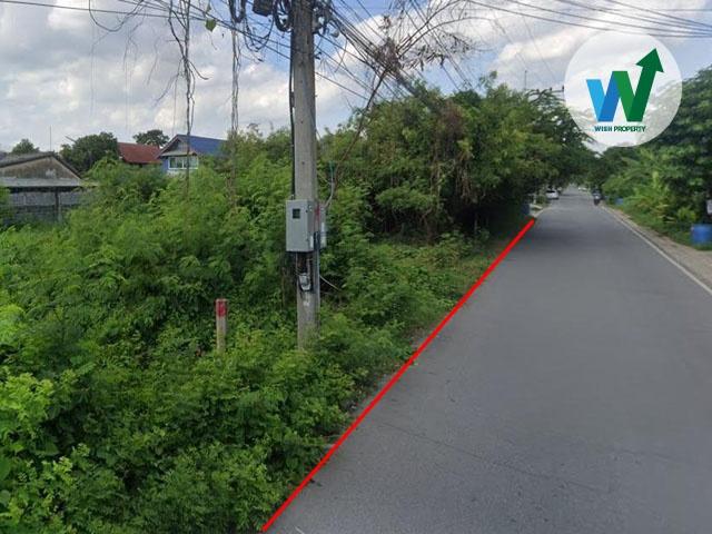 ขายที่ดินติดถนน 360 ตร.ว. ย่านคลองสาม ปทุมธานี ใกล้แหล่งชุมชน 6