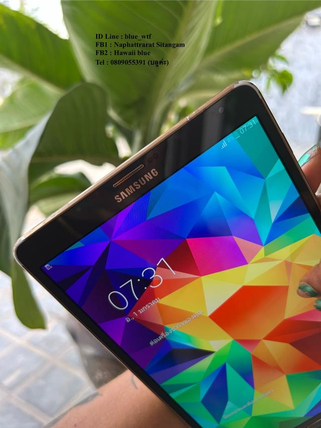 Samsung Tab S 8.4 T705 สแกนนิ้วได้ จอAmoled 8.4นิ้ว Rom16Ram3 ใส่ซิมโทรได้ สภาพสวย ใช้งานปกติ 5