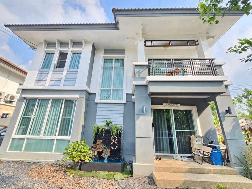 บ้านเดี่ยว 75.5 ตรว. หลังมุม ติดสวน รังสิต-ธัญบุรี-ปทุมธานี 7