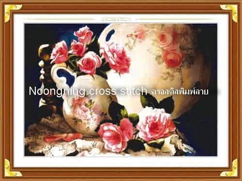 ร้าน Noongning Cross stitch ครอสติสพิมพ์ลาย จำหน่ายอุปกรณ์ครอสติส ภาพติดเพชร815 4