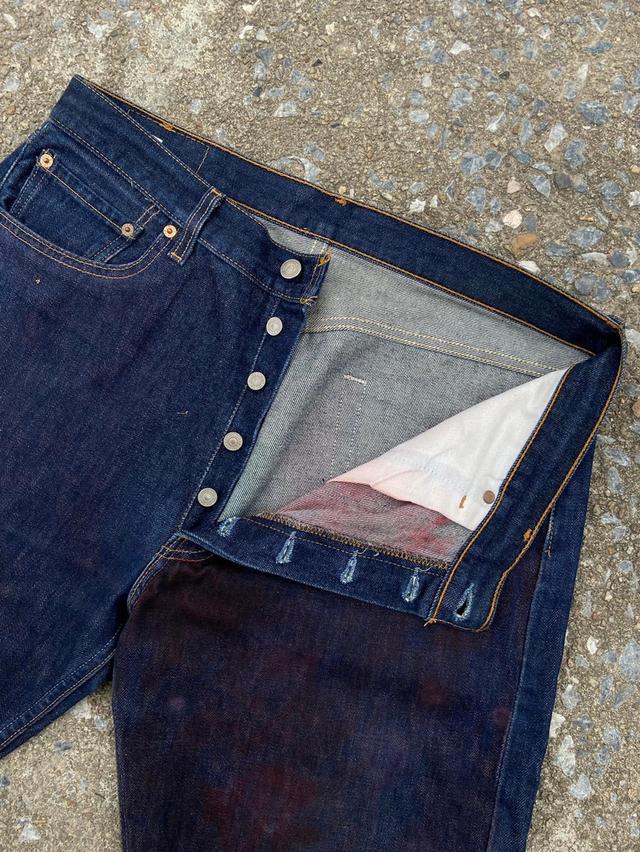 LEVI’S 501XX-2 ภาษา🇺🇸 MADE IN USA 🇺🇸 กระดุมตอกหมายเลข 553 ปีผลิต 2000 รูปที่ 8