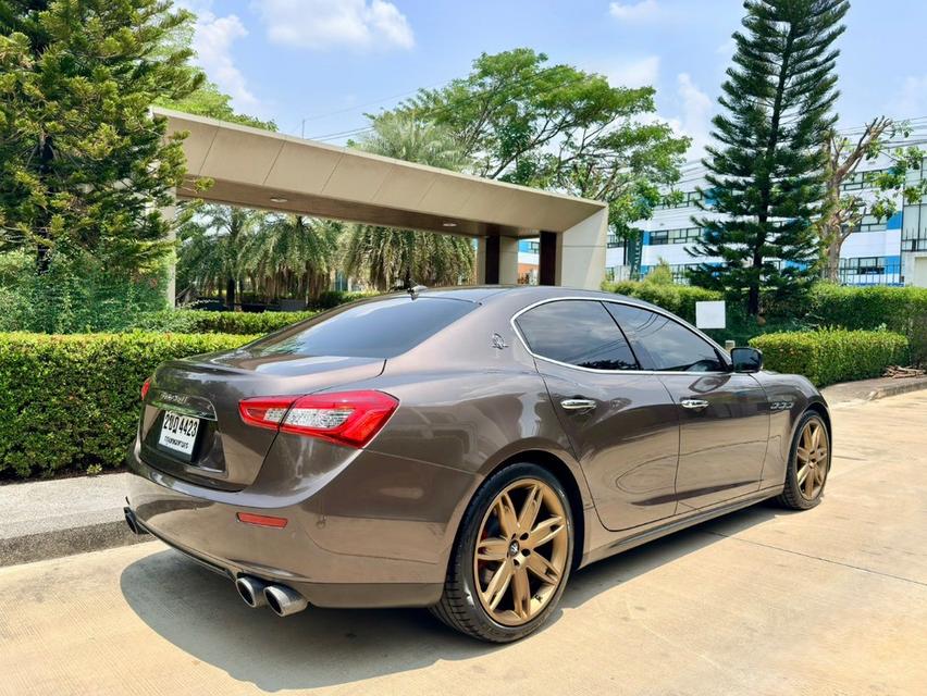 Maserati ghibli 2017 สีน้ำตาล วิ่งน้อย รถสวยราคาดีสุด รูปที่ 7
