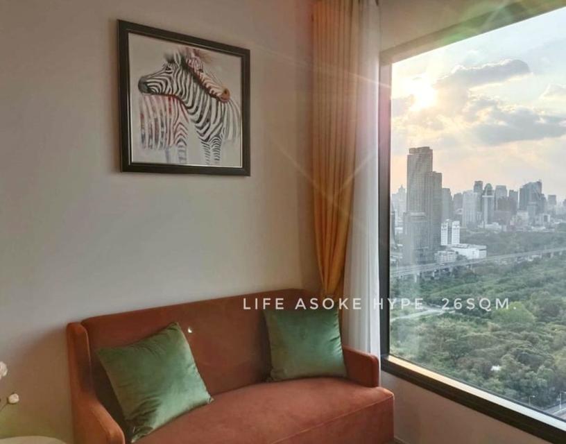 รูป ให้เช่า คอนโด new room for rent Life Asoke Hype : ไลฟ์ อโศก ไฮป์ 26 ตรม. studio type close to MRT Rama9 3