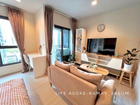 ขาย คอนโด ขายพร้อมผู้เช่า ได้ผลตอบแทนทันทีLife Asoke - Rama 9 : ไลฟ์ อโศก พระราม 9 28 ตรม. พร้อมเฟอร์และเครื่องใช้ไฟฟ้า 