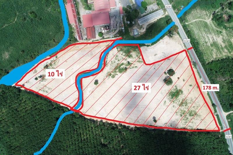 ขายที่ดินหนองขาม ศรีราชา ชลบุรี เนื้อที่ 37ไร่ ติดถนนดำใกล้อ่างเก็บน้ำหนองค้อ ที่ดินหน้ากว้าง 200เมตร เหมาะพัฒนาอสังหาฯ โกดัง คลังสินค้าทำเลดี 6