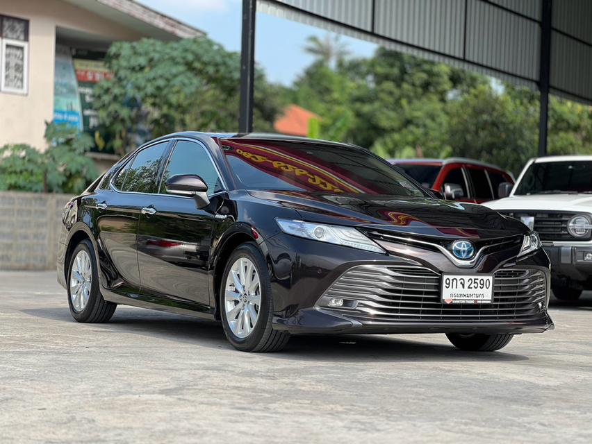 TOYOTA CAMRY, 2.5 HEV PREMIUM LUXURY ปี 2019 โฉม ปี18-24 สีน้ำตาล
