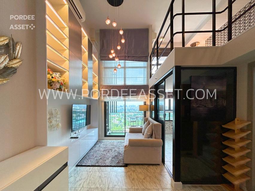 คอนโดหรู ราคาถูก!! IDEO New Rama9 (ห้อง Duplex 52 ตร.ม.) ตกแต่ง Modern luxury อยู่ใจกลางเมืองเดินทางสะดวก ใกล้เอกมัย ทองหล่อ :ไอดีโอ นิว พระราม 9 2