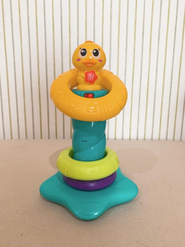 ห่วงเรียงซ้อนเป็ดน้อย Huile Stacking Rainbow Duck 6