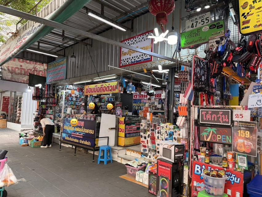 ปล่อยเช่าที่ขายของ ย่านถนนเสือป่า 1