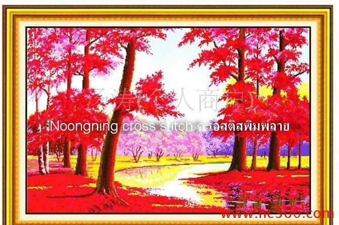 ร้าน Noongning Cross stitch ครอสติสพิมพ์ลาย จำหน่ายอุปกรณ์ครอสติส ภาพติดเพชร50 6