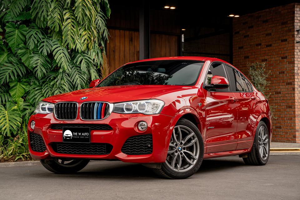 BMW X4 20d Xdrive M Sport ปี 2017 ❤️‍🔥สีแดงเร้าใจ! 𝐁𝐌𝐖 𝐗𝟒 เข้าใหม่สีจี๊ด ราคาดีงาม💵