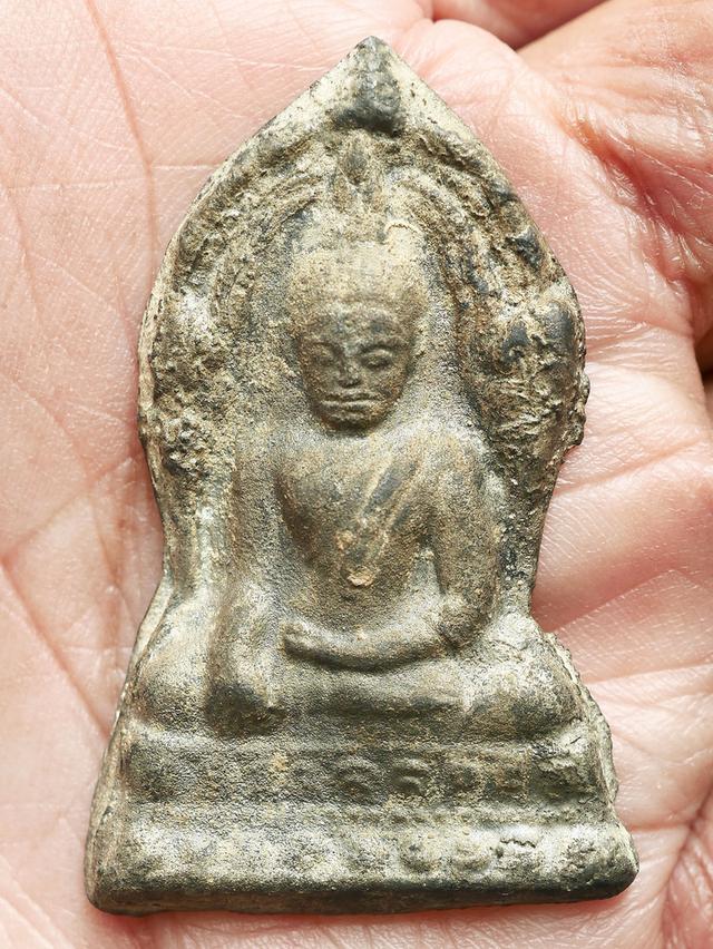 พระชินราชใบเสมา พิมพ์ใหญ่ กรุวัดพระศรีรัตนมหาธาตุ เนื้อชิน จ.พิษณุโลก 5