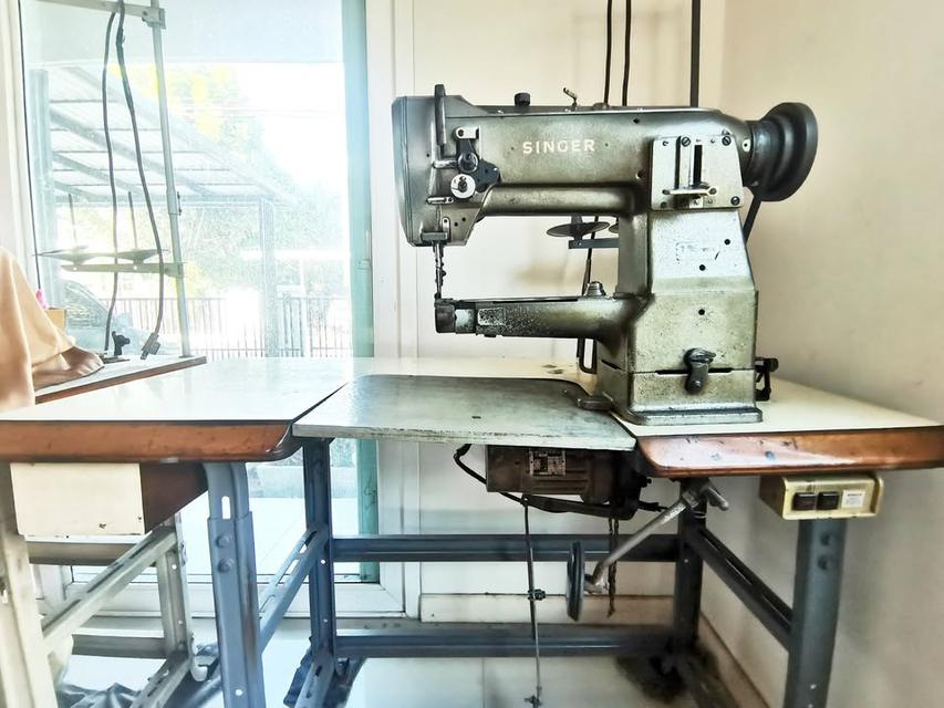 ขายจักรเย็บหนัง จักรกระบอกนอน SINGER 155B-8BV