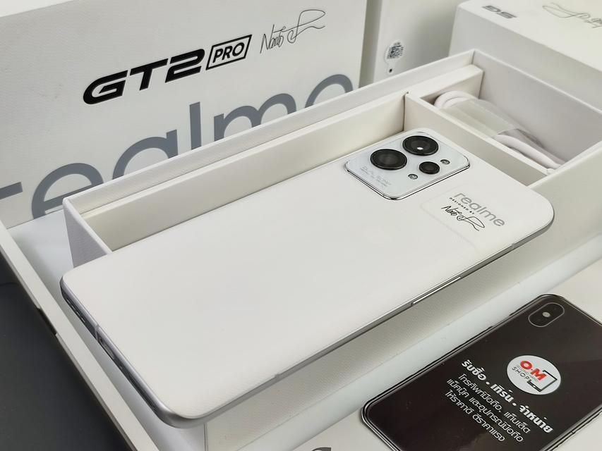 ขาย/แลก Realme GT 2 Pro 5G 12/256 Paper White ศูนย์ไทย ประกันศูนย์ 03/2566 สวยมาก Snapdragon8 Gen1 เพียง 20,900 บาท  6