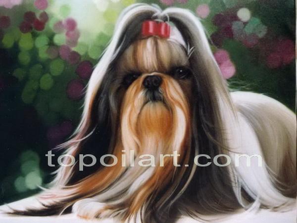วาดภาพสัตว์เลี้ยงน่ารักเป็นของขวัญของตกแต่งบ้าน