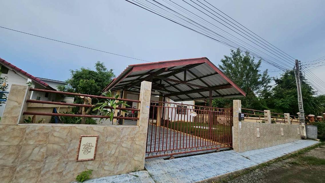 บ้านพร้อมที่ดิน 91 ตรว.3นอน2น้ำ ครัวยุโรปไทยมีเตาอบขนมปัง สวนหน้าบ้าน ข้างบ้าน 4