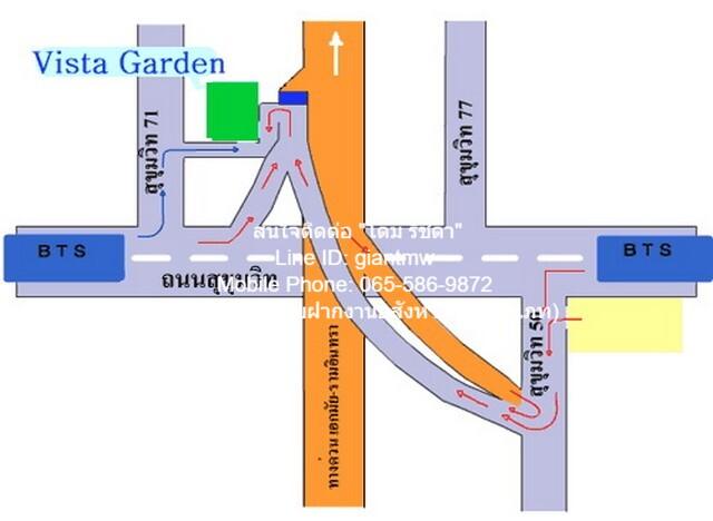 condominium วิสต้า การ์เด้น ไม่ไกลจาก BTS พระโขนง 3800000 B. 1 นอน พื้นที่ 45 ตารางเมตร มือสอง กรุงเทพ 2