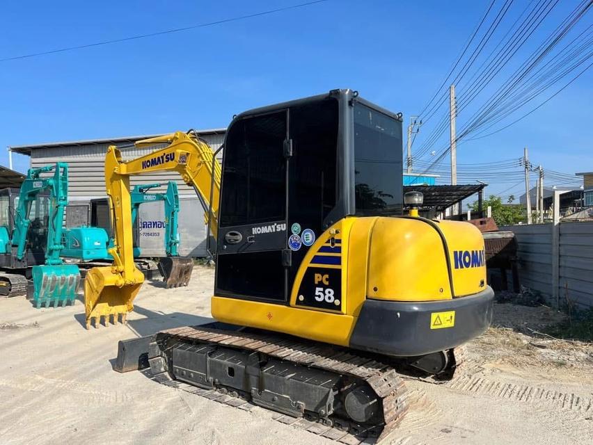 รถแม็คโครมือ 2 KOMATSU PC58-8  4