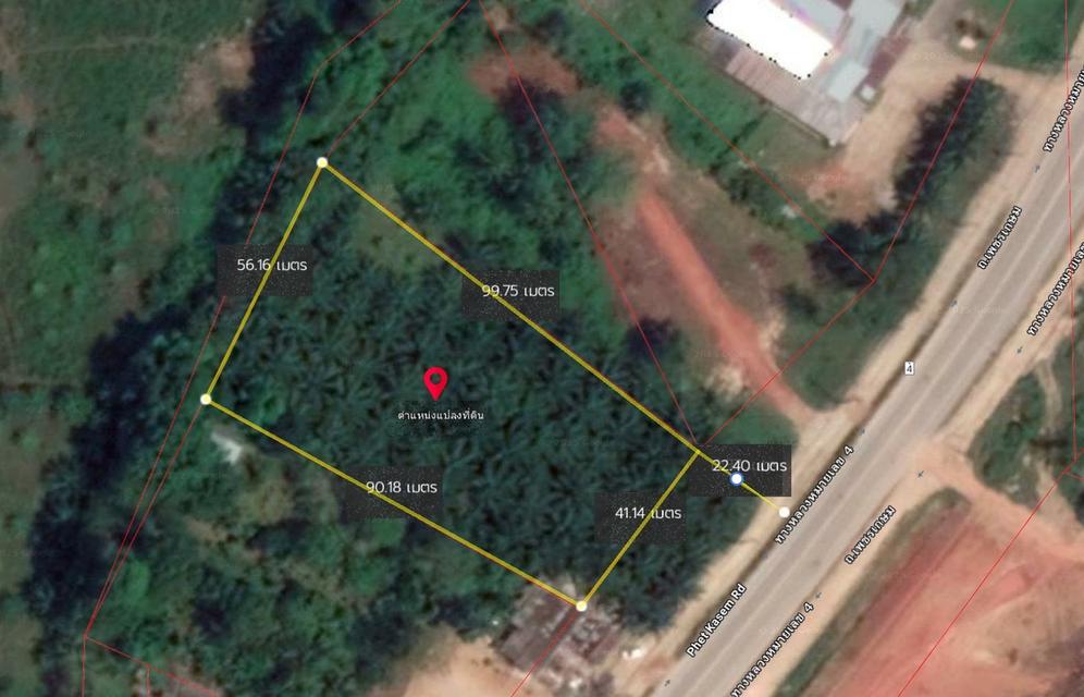 ที่ดินติดถนนใหญ่ จ.ระนอง อ.กระบุรี 1