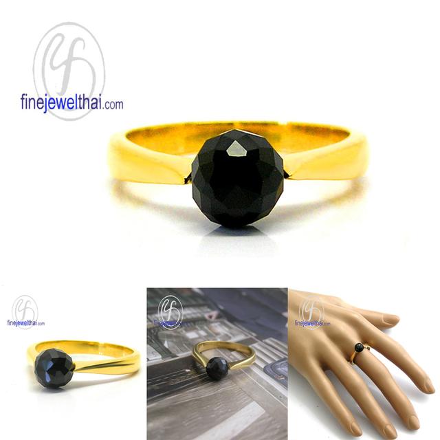 Finejewelthai แหวนนิลแท้ แหวนเงินแท้925 - R1015on รูปที่ 6