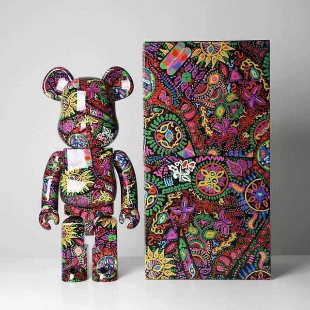 ขาย Bearbrick Hide X Japan Psychedelic Paisley 1000% 3