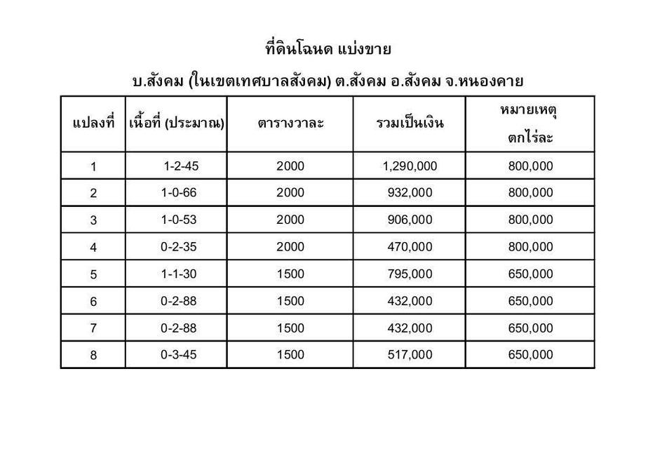 ด่วนๆ ที่เปล่าแปลงสวยๆ โฉนดครุฑแดง รังวัดแบ่งแปลงแล้ว มีเพียง 8 แปลงเท่านั้น  3