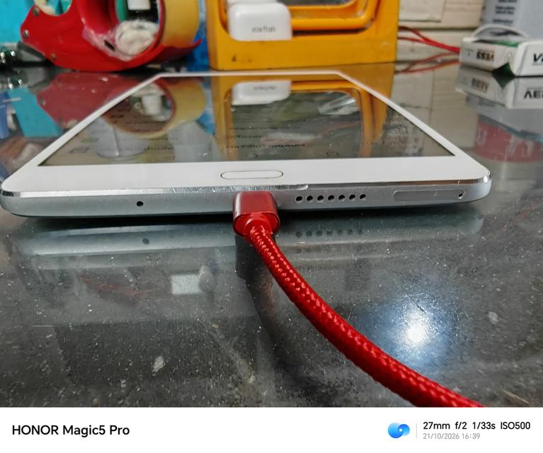 ​[ขายตามสภาพ] HUAWEI MediaPad M3 RAM 4/32GB ใส่ซิมไดโทรได้ สภาพสวย จอดี สแกนนิ้วได้ปกติ (แบตบวม) รูปที่ 11