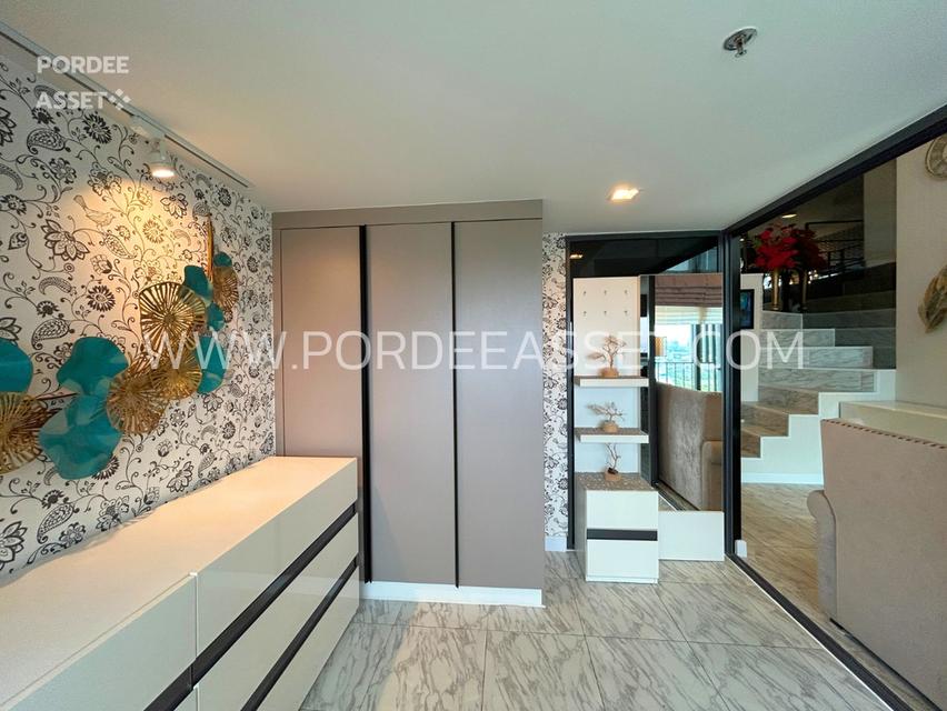 คอนโดหรู ราคาถูก!! IDEO New Rama9 (ห้อง Duplex 52 ตร.ม.) ตกแต่ง Modern luxury อยู่ใจกลางเมืองเดินทางสะดวก ใกล้เอกมัย ทองหล่อ :ไอดีโอ นิว พระราม 9 6