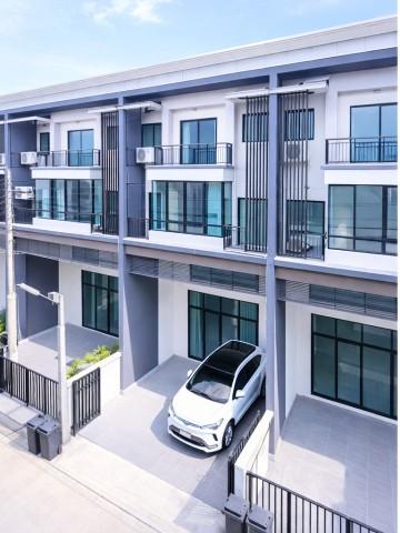 ARLบ้านทับช้าง 1.6กม. Nirvana PORCH กรุงเทพกรีฑา ทาวน์เฮ้าส์ 3.5 ชั้น ให้เช่า 3นอน 4น้ำ 1