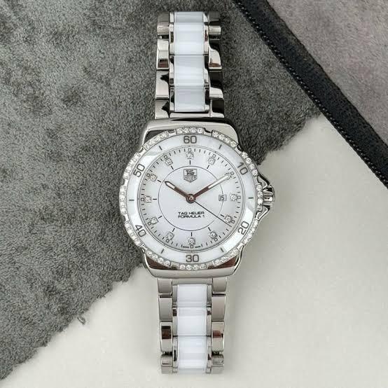 Tag Heuer Formula 1 White Ceramic Diamond Hrs. Ref. WAH1313 3