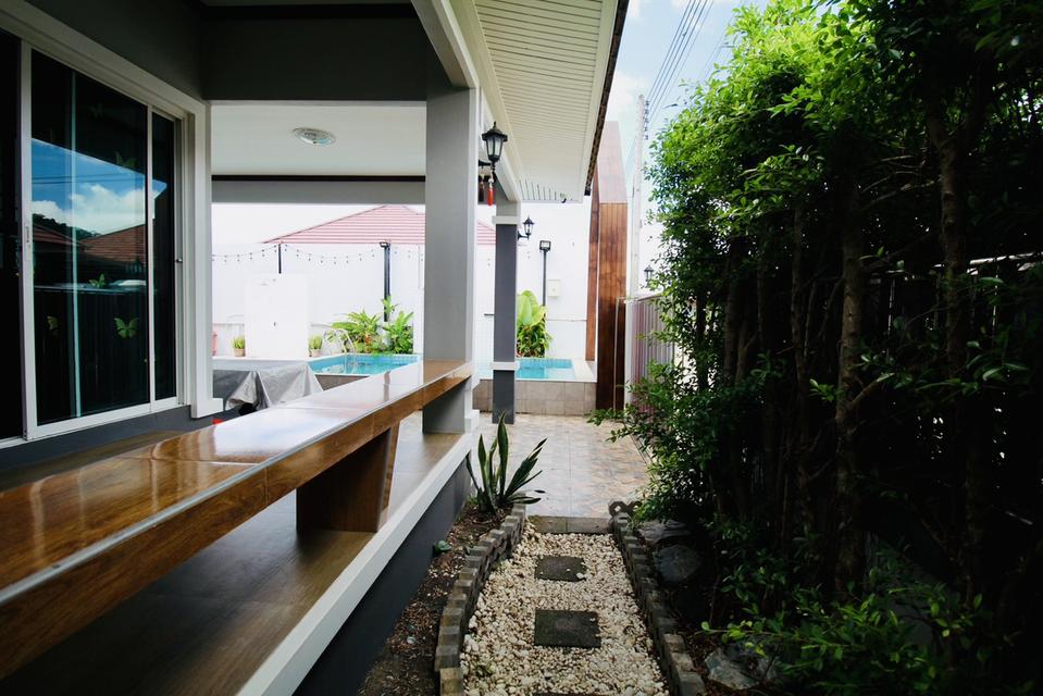 ขายบ้าน Pool Villa 72 ตร.วา ตกแต่งพร้อมอยู่ เฟอร์ครบ พลูตาหลวง สัตหีบ ใกล้อู่ตะเภา-บางเสร่ รูปที่ 10