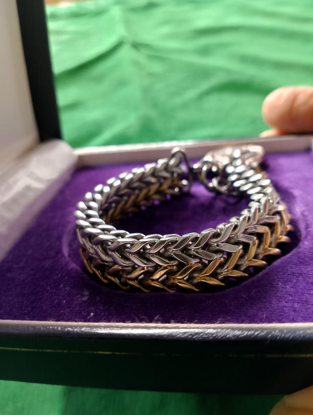 เลสข้อมือสแตนเลสทูโทนสองสี รูปที่ 3