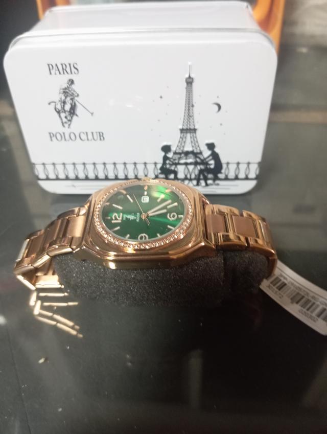 นาฬิกา Paris Polo Club ของแท้100% รุ่น 3PP-1910572L รหัสสี RG-GN ของใหม่มือหนึ่ง รูปที่ 5