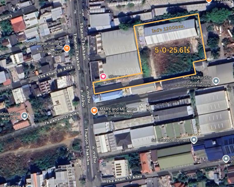 ขาย 5-0-25.6ไร่ ถนนท่าข้าม พระราม2 1