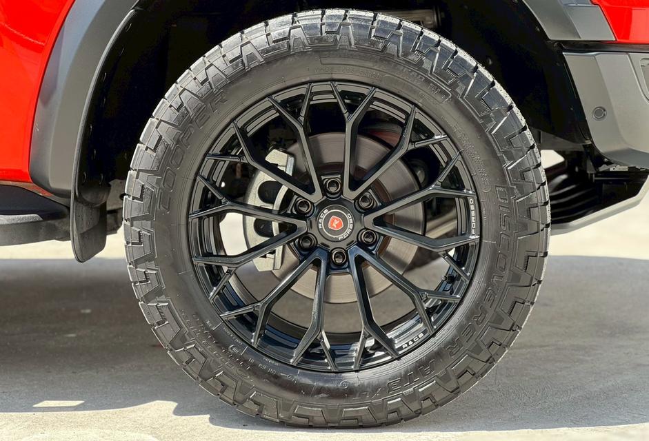 ปี 2022 FORD RANGER, 3.0 RAPTOR ECOBOOST 4WD โฉม DOUBLE CAB สีส้ม สวยจัดๆ เกียร์ออโต้ 10 สปีด เครื่องเบนซินล้วน 10