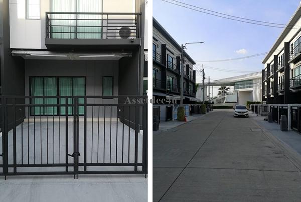 AT587 ให้เช่าทาวน์โฮม 3 ชั้น บ้านกลางเมือง ราชพฤกษ์-รัตนาธิเบศร์ ใกล้MRTรถไฟฟ้าสายสีม่วง สถานีบางรักใหญ่ จดบริษัทได้