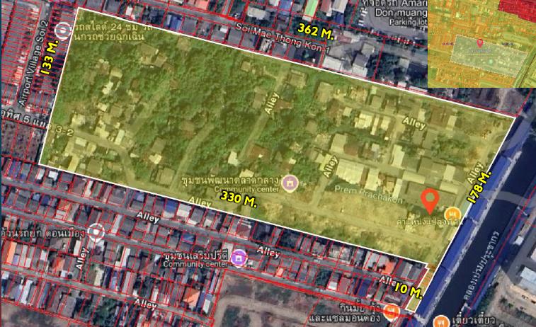 ขายที่ดิน ดอนเมือง-สรงประภา 2