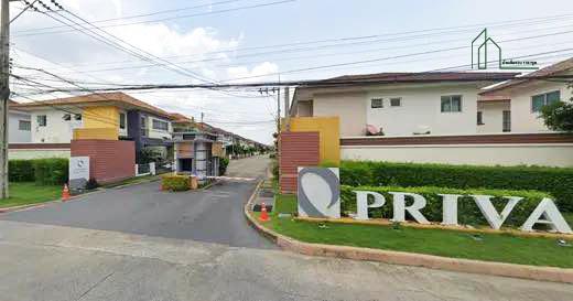 บ้านแฝด พร้อมพัฒน์ พรีวา ถนนปัญญาอินทรา คลองสามวา 12