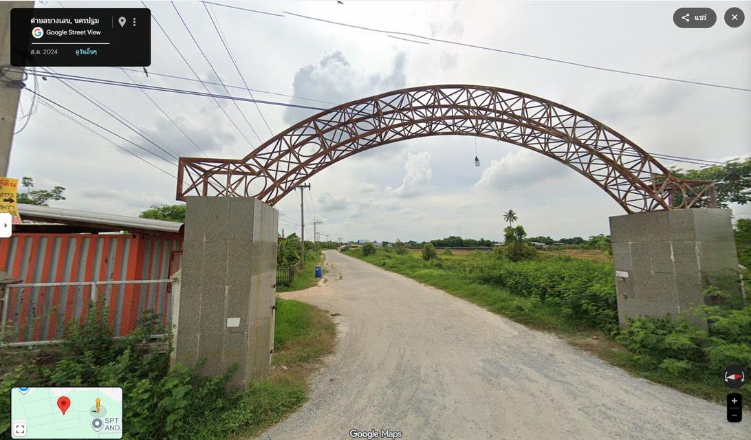 ด่วน ประกาศขายที่ดินเปล่าทำเลดี (ถมแล้ว) ราคาถูก 128 ตารางวา โฉนดที่ดินเลขที่ 45082 ตำบล บางเลน อำเภอ บางเลน จังหวัด นครปฐม 4