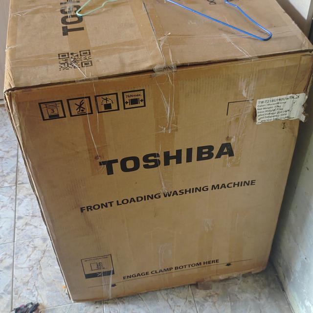 TOSHIBA เครื่องซักผ้าฝาหน้า ขนาด 13 โลรุ่นTW-T21BU140UWT(MG) ระบบ inverter เชื่อมมือถือได้