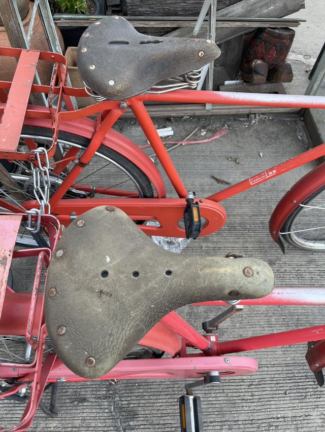 จักรยานไปรษณีย์ญี่ปุ่น จักรยานไปรษณีย์โบราณ สีแดง ตัวผู้ จักรยานส่งจดหมาย