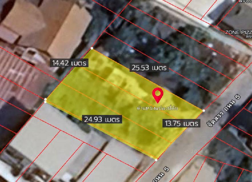 ขายที่ดินเสม็ด บางแสน ซอยหลังแม็คโคร 74 ตรว. ใกล้แยกอ่างศิลาใกล้ถนนสุขุมวิท3-400เมตร จ.ชลบุรี 4