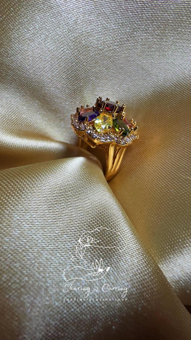 แหวนแฟชั่น เพชรแฟนซี CZ สวยน่ารักกกมาก แบบ บริดเจอตัน ราคา ฿1,390.- บาท รวมส่ง Bridgerton style