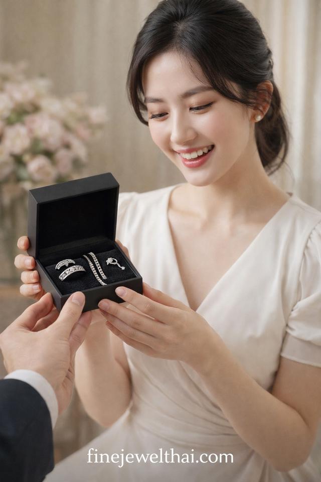 Finejewelthai Diamond Gift Set เครื่องประดับเพชรแท้ เบลเยี่ยมคัท