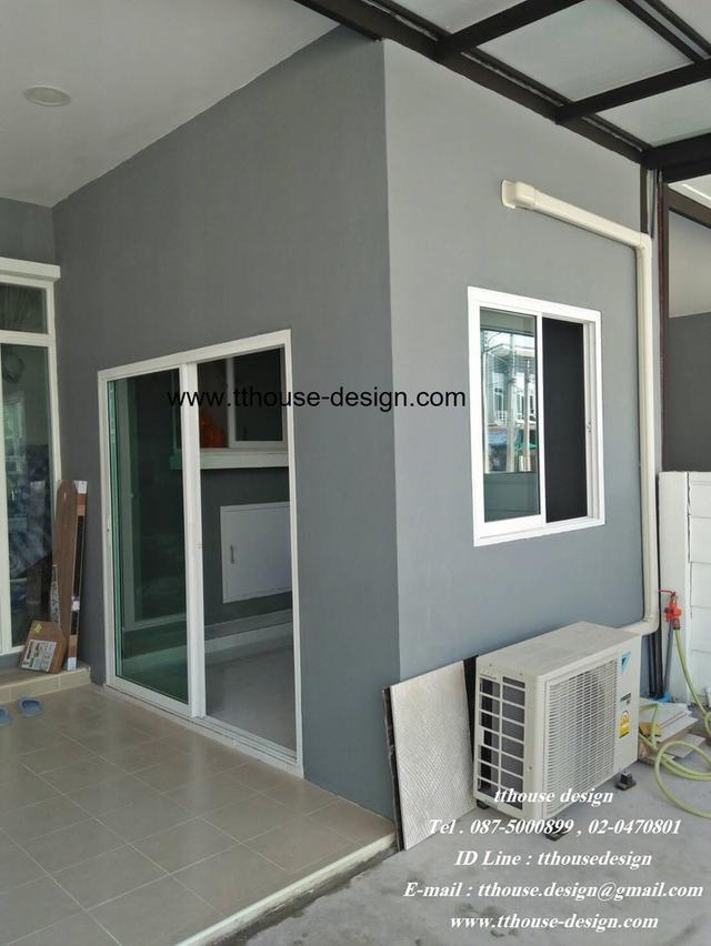 รับเหมา ต่อเติม โครงหลังคา กันสาด Line dddesign23 รูปที่ 3