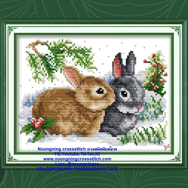 ร้าน Noongning Cross stitch ครอสติสพิมพ์ลาย จำหน่ายอุปกรณ์ครอสติส ภาพติดเพชร581 6