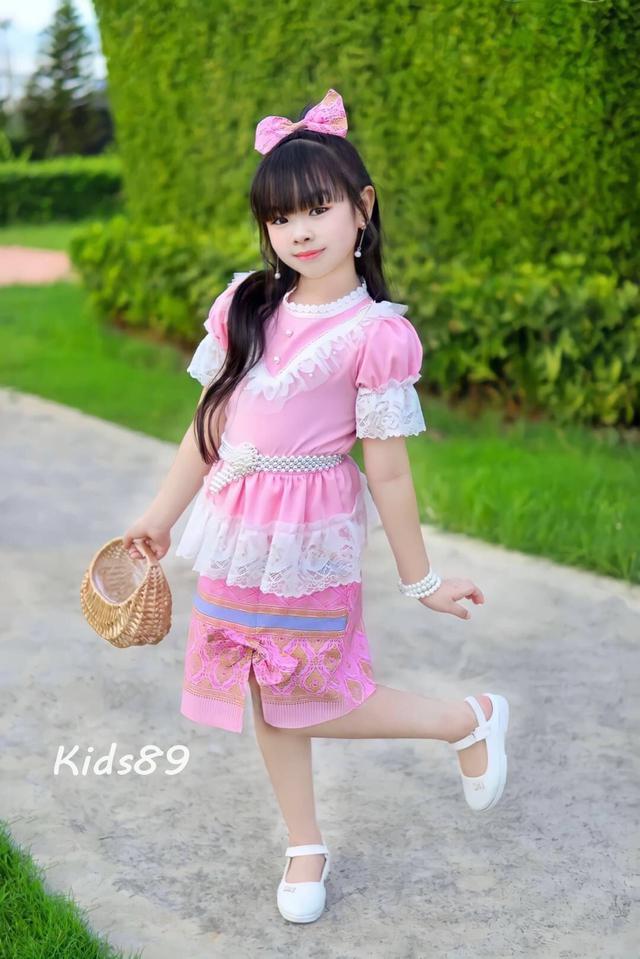 รูป ชุดผ้าไทยเด็กหญิงโทนหวาน 4