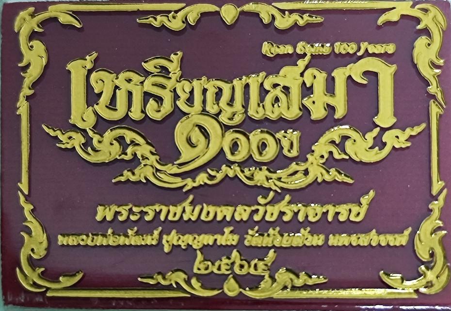 เหรียญเสมา 100 ปี หลวงพ่อพัฒน์